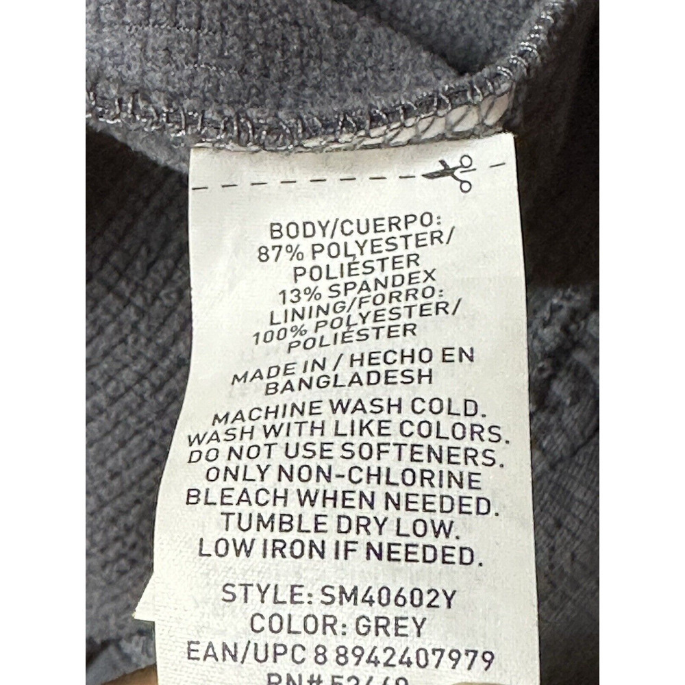 Swiss Tech Jacket Mens Large 42-44 GRAY Performance Track Activewear Full Zip - Picture 8 of 10